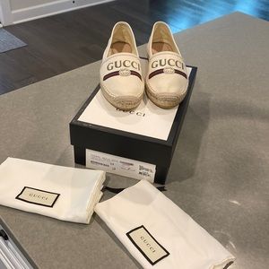 Pilar Gucci Canvas Espadrilles